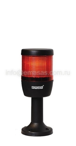 Сигнальная колонна 70 мм, красная, 24 В, стробоскоп FLESH | код IK71F024XM01 | EMAS