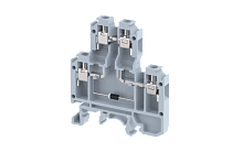 Клемма проходная винтовая с электронными компонентами 2,5 мм2, двухуровневая, 1 диод 1N 4007, на 4 подключения, черная KUDD4D1_MT0677-X-BLACK | код 1102520355 | Elmex
