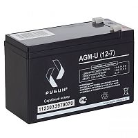 Аккумуляторная батарея Рубин 12V 7Ah AGM (2.05kg) | код РЭ-АКБ1207 | РУБИН