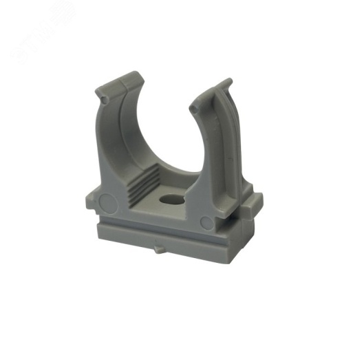 Держатель для труб (клипса) d25мм для монтажного пистолета сер. (уп.100шт) Plast | код derjp-z-25 | EKF