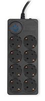 Сетевой фильтр Ippon BK-8-EU-5-10-B 5м (8 розеток) черный (коробка) | код 1804819 | IPPON