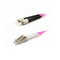 Патч-корд оптический LANMASTER, дуплексный, LC/PC-FC/PC, OM4, LSZH, 10 м | код LAN-2LC-2FC/OM4-10 | LANMASTER