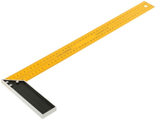 Угольник столярный усиленный 500мм желт. FIT 19445 фото 2 Угольник столярный усиленный 500мм желт. FIT 19445 фото 2