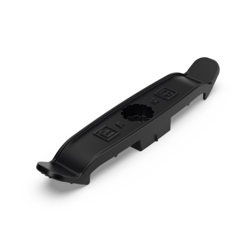 Держатель плоского кабеля двусторонний для прямого монтажа на 4 места в гофроящике черный (770 шт/кор) Промрукав | код PR13.02698 | ПРОМРУКАВ