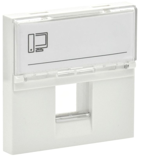 PRIMER Панель лицевая Keystone (2 модуля) белая IEK | код PR-KK40D-PLK-0-2-K01 | IEK