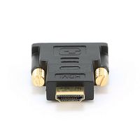 Переходник HDMI <-> DVI Cablexpert A-HDMI-DVI-1, 19M/19M, золотые разъемы, пакет | код A-HDMI-DVI-1 | Cablexpert