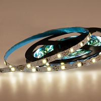 LED лента 12 В, 6 мм, S-образная плата, IP65 (напыление силикона), SMD 2835, 60 LED/m, цвет свечения белый (6000 К) | код 141-527 | LAMPER