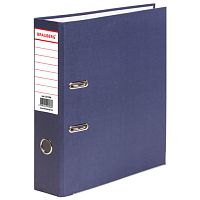 Папка-регистратор BRAUBERG ECO, 80 мм, синяя, 221396 | код 221396 | BRAUBERG