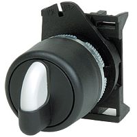 Переключатель на 3 положения с возвратом стандартная ручка, белый | код ASSB5T3 | DKC