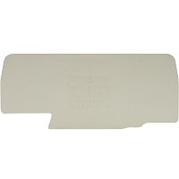 Разделительная пластина, для клемм WKFN 2,5 D2/2..., цвет: серый | код 07.312.7255.0 | Wieland