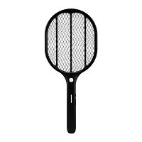 Мухобойка электрическая REXANT (RX-460 BLACK), фонарик + аккумулятор | код 70-0460 | REXANT