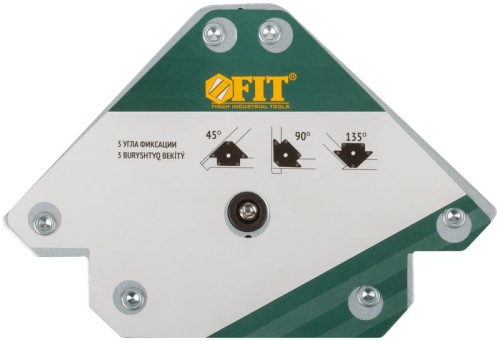Угольник для сварки магнитный отключаемый тип "стрелка" усилие до 34кг FIT 81817 фото 9