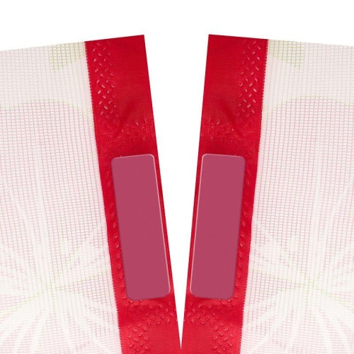 Дверная антимоскитная сетка 210х100 см, с магнитами по всей длине, розовая с цветами, | код 71-0225 | REXANT фото 3