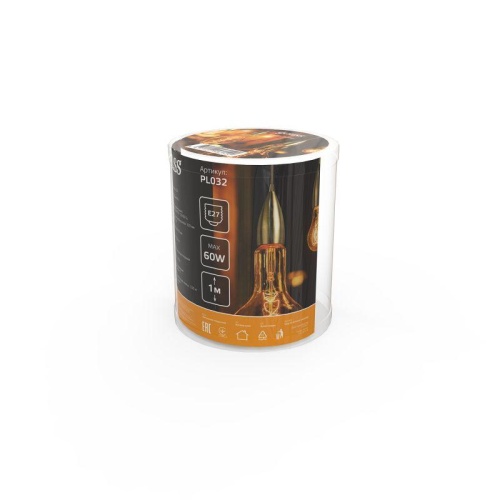 Светильник подвесной под лампу 1хE27 AC 220В Бронзовый IP20 1000х50х105мм Алюминий Decor Gauss | код PL032 | Gauss фото 3