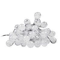 Солнечная светодиодная гирлянда SLR-G08-30B гирл., капли, синий | код 5040946 | JazzWay