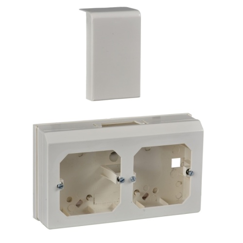 КОРОБКА ДВОЙНАЯ ЭУИ С/С60ММ Д/МИНИ-КАНАЛ | код ETK20596 | SCHNEIDER ELECTRIC