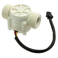 Датчик расхода воды прецизионный RUICHI YF-S403, белый | код 101777 | Ruichi