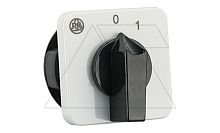 Переключатель BS 16 02 U, 2P, 20A, тип 0<1, 2NO на 1, на дверь, фронт IP40 | код EAC610582 | Rade Koncar