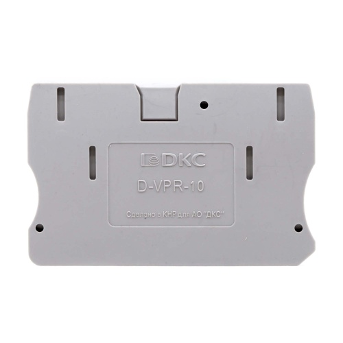 Изолятор торцевой для клеммы VPR-10 | код D-VPR-10 | DKC