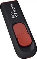 Флеш Диск A-Data 16GB Classic C008 AC008-16G-RKD USB2.0 красный/черный | код 588370 | A-DATA