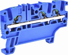 Клемма пружинная ESH-EFC.2/1+2B (2,5 мм2, синяяя, 1вх.+2вых., push-in) | код 003903254 | ETI