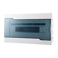 Щит распределительный встроенный ЩРВ-П-18 с прозрачной крышкой | код 730-1000-018 NEW | LEZARD