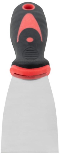 Шпатель 1.5дюйм (40мм) прорезиненная ручка нерж. сталь КУРС 06702 фото 5