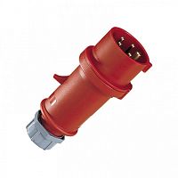 Вилка кабельная 32А 3Р+E IР44 переносная 400В AM-TOP | код 264 | MENNEKES