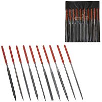 Набор надфилей расширенный RUICHI 10 шт., 140 мм, с крестовой насечкой | код 113192 | Ruichi