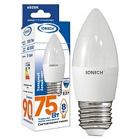 Лампа светодиодная ILED-SMD2835-C37-8-720-220-6.5-E27 (1308) IONICH 1539