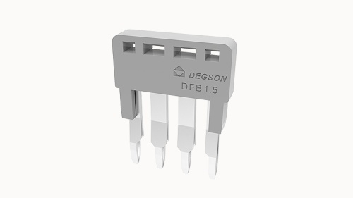 DFB1.5-07P-11-00Z(H), 7П, Перемычка DFB для клемм DS, 1.5 мм.кв, серый, шт | код 92119900043 | DEGSON