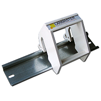 Рамка на DIN-рейку для установки вставок и электромодулей 45х45, белая | код LAN-DRF-45x45-WH | LANMASTER