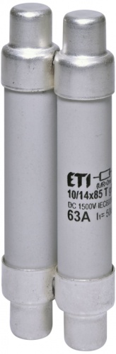Предохранитель CH 10/14x85 T gPV 50A 1500V (50kA) | код 2626240 | ETI Предохранитель CH 10/14x85 T gPV 50A 1500V (50kA) | код 2626240 | ETI