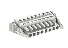 450622/050 Розетка каб. MCS с защелкой, шаг 5.0мм, 22 конт., сер., шт | код 450622/050 | SUPU