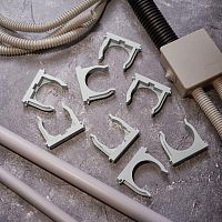 Крепеж-клипса для монтажного пистолета 50 мм, серая (25 шт/уп), REXANT | код 28-0450-1 | REXANT