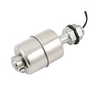 Поплавковый датчик уровня жидкости, вертикальное исполнение, -20 +120 С, соединение- резьба 3/8PF нерж. сталь, кабель 500 мм, поплавок D=45 мм нерж. сталь | код IL-BA-V-S3/8PF-S45 | INNOLEVEL