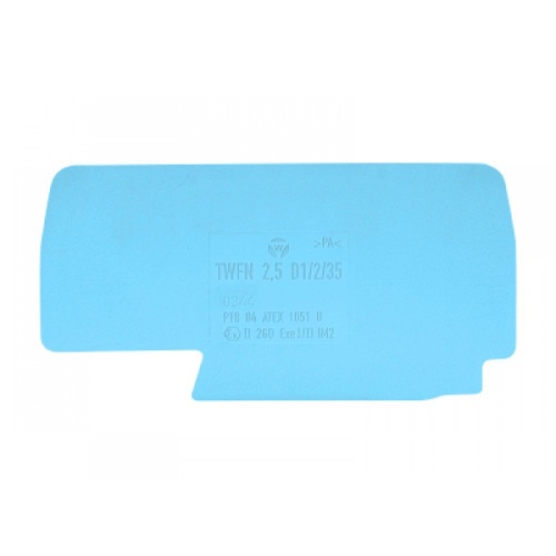 Крышка боковая, для клемм WKFN 2,5 D1/2..., цвет: зеленый | код 07.312.6955.7 | Wieland