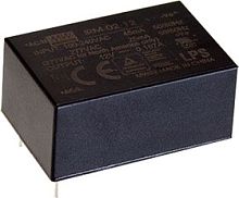Источник питания AC-DC, 2Вт, вход 85…305В AC 47…63 Гц, 120...370B DC, выход 5В/400мА, изоляция 3000В AC, в корпусе на плату 33.7х22.2х15мм, -30...+85C, монтаж в отверстия | код IRM-02-5 | MeanWell