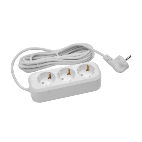 Удлинитель 3х5м с заземл. 10А IP20 SR 3х5-Z УХз10-103 2.2кВт ШВВП Volsten 12425