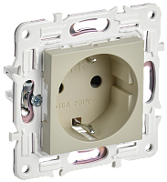 SKANDY Роз. с з/к без з/ш 16А SK-R05B беж. IEK | код SK-R11-16-K10 | IEK