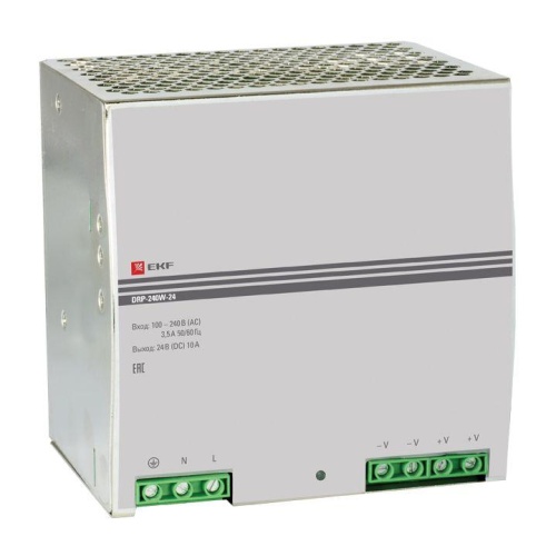 Блок питания 24В DRP-240W-24 | код drp-240w-24 | EKF