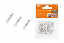 Наконечник-гильза Е7508 0,75мм2 с изолированным фланцем (20шт) TDM | код SQ0568-0045 | TDM