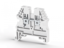 304 136 Клеммник на DIN-рейку 4мм.кв. (белый), AVK4 (RP) | код 0.0.0.3.04136RP | KLEMSAN