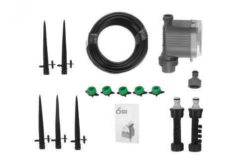 Набор для автоматического микрокапельного полива 2 (20/120) GWWK20-072 | код Б0007550 | GREEN APPLE