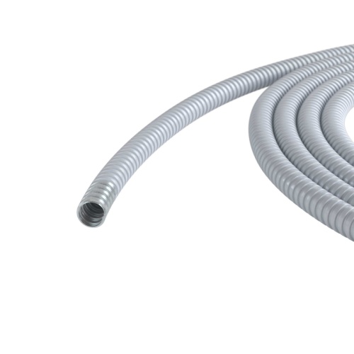 Металлорукав DN 10мм в герметичной ПВХ изоляции, Dвн 10,0 мм, Dнар 14,0, 50 м, цвет серый | код 6071R-010 | DKC