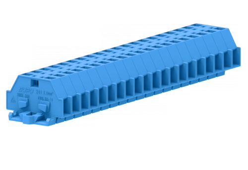 241304 Клемма TB проходная 1-1 с бок. подключ. с крепеж.фланцами, син., шт | код 241304 | SUPU 241304 Клемма TB проходная 1-1 с бок. подключ. с крепеж.фланцами, син., шт | код 241304 | SUPU