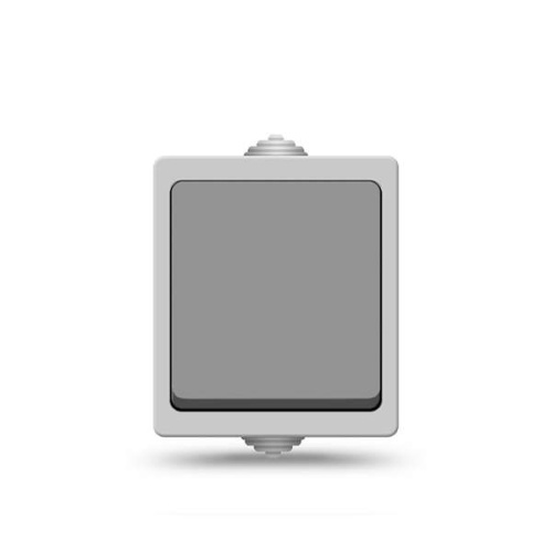 Выключатель 1-кл. Аллегро IP54 сер. UNIVersal 1279 Выключатель 1-кл. Аллегро IP54 сер. UNIVersal 1279