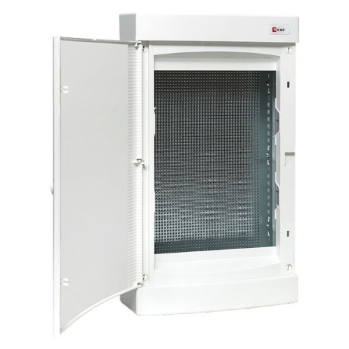 Щит слаботочный навесной Unix белая дверь 3 габарит IP40 PROxima | код ux-3m-nw | EKF фото 5