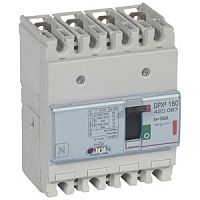 Автоматический выключатель DPX3 160 - термомагнитный расцепитель - 36 кА - 400 В~ - 4П - 160 А | код. 420097 | Legrand 