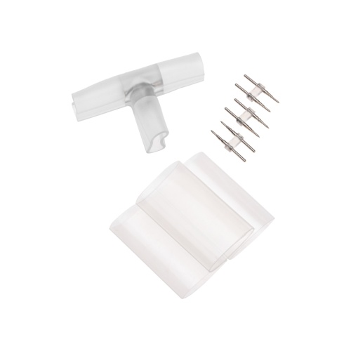 T - коннектор для одностороннего Гибкого Неона 8х16мм (цена за 1 шт.) | код 134-060 | NEON-NIGHT